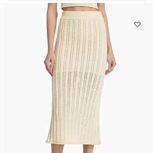 ALC Cream Knit Sweater Skirt